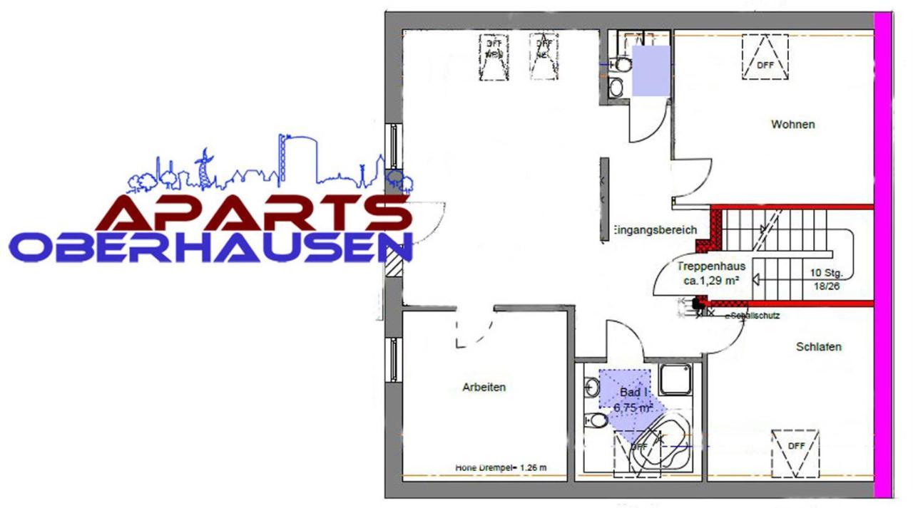 Aparts Oberhausen Oberhausen  Eksteriør bilde
